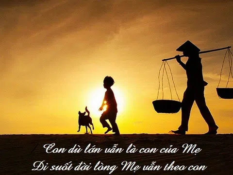 Bài thơ lục bát hay về tình mẹ