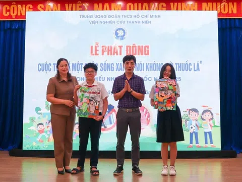 Phát động cuộc thi vẽ tranh thiếu nhi “Vì một cuộc sống xanh - Nói không với thuốc lá” trên toàn quốc