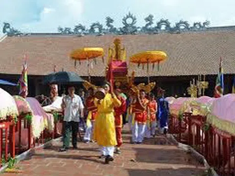 Ngôi đình Cổ Tiết - An Vinh - Quỳnh Phụ - Thái Bình tưng bừng mở hội truyền thống