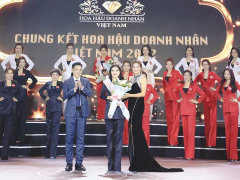 Danh hiệu Người đẹp Truyền thông Hoa hậu Doanh nhân Việt Nam 2022 gọi tên Doanh nhân Uông Phương Thảo