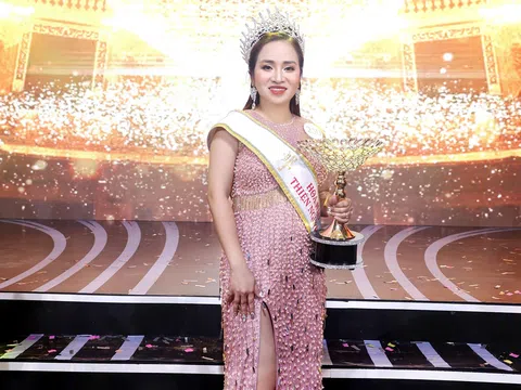 Doanh nhân Nguyễn Thị Oanh đăng quang ngôi vị Hoa hậu Thiện nguyện nhờ dự án nhân ái đầy ý nghĩa