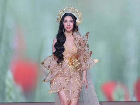 "Bùng nổ" nhan sắc của Tân Hoa hậu Khương Phương Anh trong lần xuất hiện mới nhất