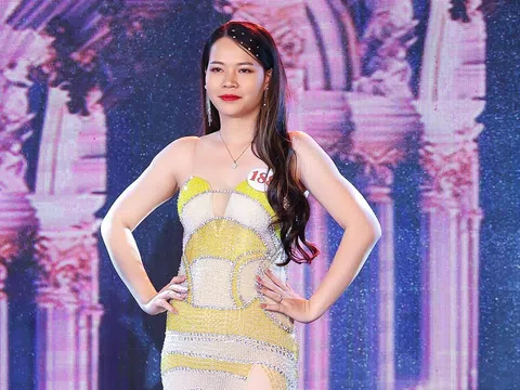 Lê Thị Hải thắng giải Người đẹp dạ hội Hoa hậu Doanh nhân Du lịch Việt Nam 2023