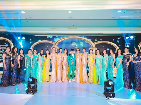 Ngắm nhìn BTS dạ hội của NTK Tommy Nguyễn mang đến bán kết Hoa hậu Doanh nhân Đất Việt 2023