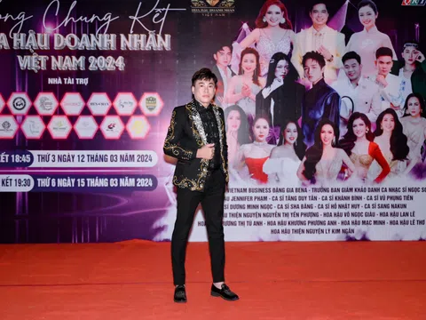 NTK Tommy Nguyễn xuất hiện tỏa sáng tại chung kết Hoa hậu Doanh nhân Việt Nam 2024