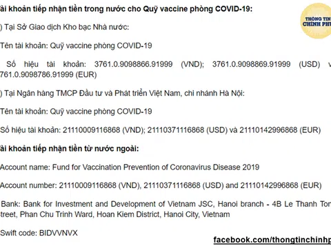 Thủ tướng chính phủ Phạm Minh Chính sẽ tham dự sự kiện ra mắt quỹ VACCINE phòng COVID-19