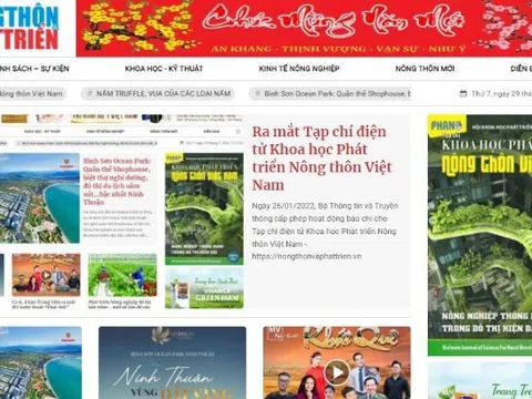 Ra mắt Tạp chí điện tử Khoa học Phát triển Nông thôn Việt Nam