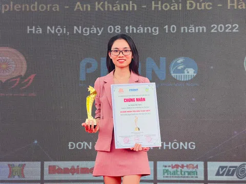 Diễn đàn Văn hóa Doanh Nhân Việt Nam vinh danh CEO Trần Thị Tươi - Công ty TNHH In và thương mại Tuệ Lâm