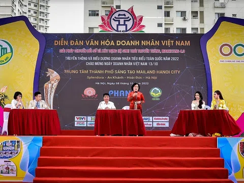 Diễn đàn Văn hóa Doanh nhân Việt Nam 2022: Chuyển đổi số để nâng cao giá trị gia tăng và phát triển bền vững