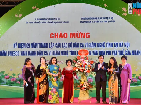 Dân ca Ví Giặm Nghệ Tĩnh được tôn vinh tại Sự kiện giới thiệu sản phẩm OCOP gắn với văn hóa các tỉnh miền Trung - Tây Nguyên năm 2022