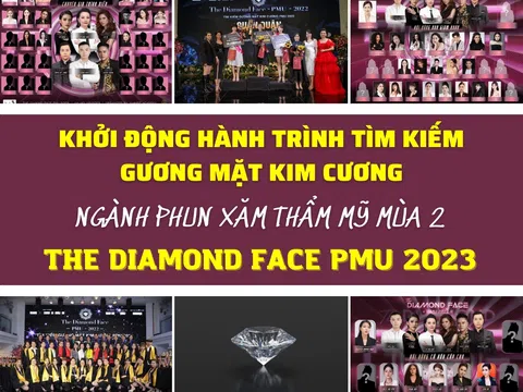Khởi động hành trình tìm kiếm gương mặt kim cương ngành phun xăm thẩm mỹ mùa 2 - The Diamond Face PMU 2023