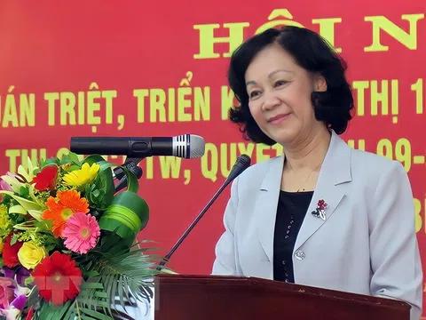 Bà Trương Thị Mai được phân công giữ chức Thường trực Ban Bí thư Trung ương Đảng khoá XIII