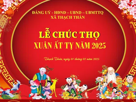 Thạch Thán (Quốc Oai - Hà Nội): Lễ chúc thọ xuân Ất Tỵ năm 2025