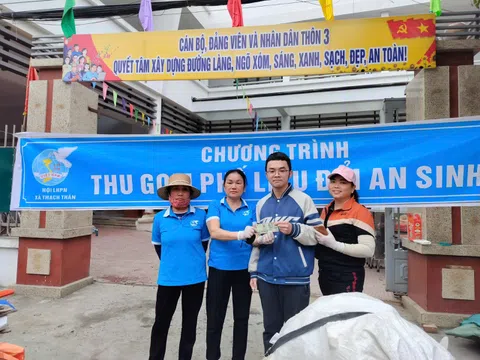 Hà Nội: Hội LHPN xã Thạch Thán triển khai mô hình "Thu gom phế liệu, đổi an sinh"