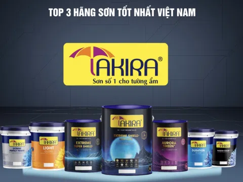 Top 3 hãng sơn bền màu nhất hiện nay: Takira, Dulux và Jotun