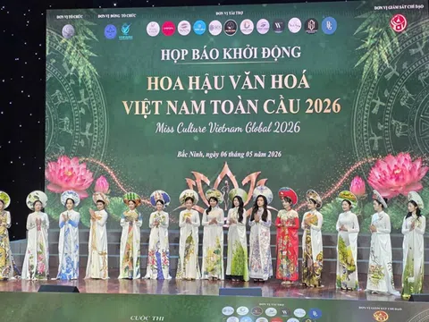 Cuộc thi “Hoa hậu Văn hóa Việt Nam toàn cầu 2026”: Hành trình tôn vinh nhan sắc, trí tuệ và văn hóa Việt