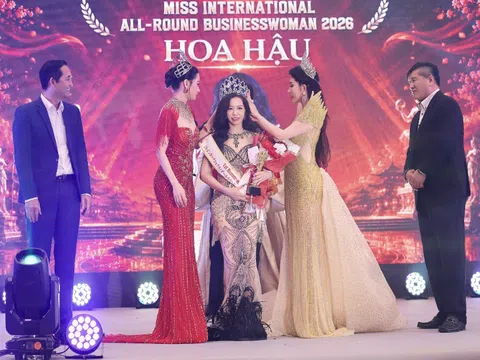 Doanh nhân Nguyễn Thị Ngân đạt danh vị Á hậu 1 Hoa hậu doanh nhân toàn năng quốc tế 2026