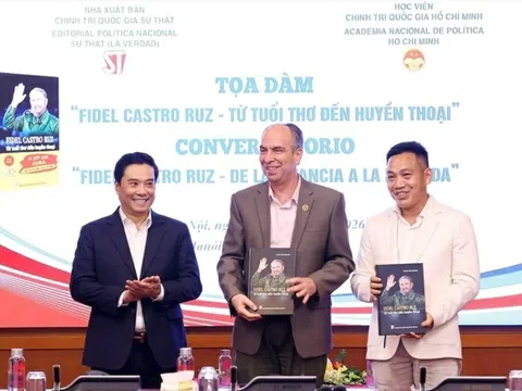 Dấu ấn ngoại giao Hồ Chí Minh Fidel Castro qua sách Fidel Castro Ruz - Cuba trong trái tim nhân dân Việt Nam của nhà báo Vương Xuân Nguyên