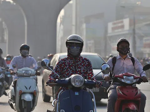Chất lượng không khí ở Hà Nội có thời điểm lên ngưỡng màu nâu - mức “cực kỳ nguy hại"