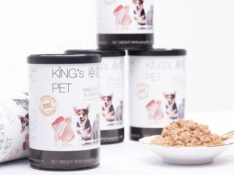 Pate King's Pet - thức ăn thơm ngon, không chất bảo quản cho thú cưng