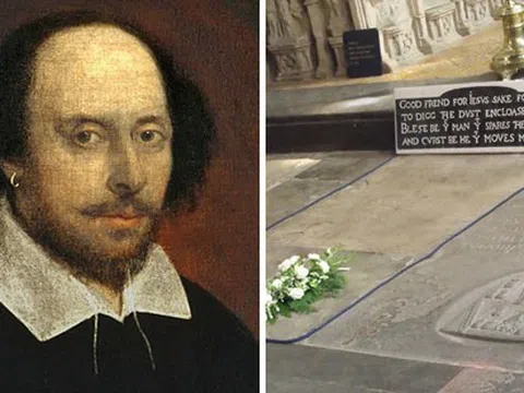 Thực hư lời nguyền bí ẩn trên hầm mộ đại văn hào W.Shakespeare