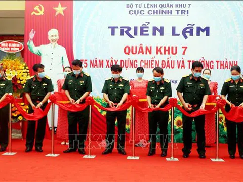 Khai mạc Triển lãm 'Quân khu 7 - 75 năm xây dựng, chiến đấu và trưởng thành'