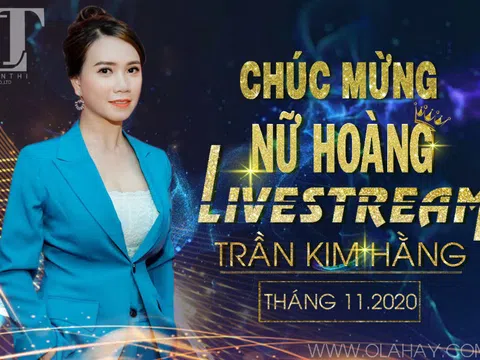 Công ty Liên Thị vinh danh người chiến thắng trong cuộc thi Nữ hoàng livestream tháng 11