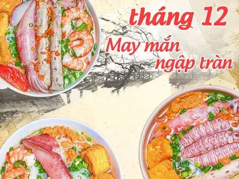 Bún riêu hải sản Vương Thủy thơm ngon đúng vị