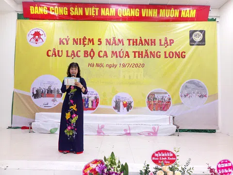 Lễ kỉ niệm 5 năm ngày thành lập " Câu lạc bộ ca múa thăng Long"