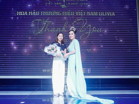 Nữ doanh nhân Trần Thị Nhỏ Hằng lộng lẫy trong đêm tiệc Thanks Party Hoa hậu Thương hiệu Olivia