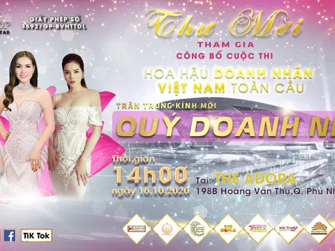 Hoa hậu doanh nhân Việt Nam Toàn cầu 2020 - sân chơi mới của Topstar