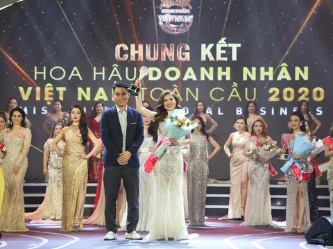 “Người đẹp truyền thông” cuộc thi Hoa hậu Doanh nhân Việt Nam Toàn cầu 2020 gọi tên Nguyễn Thị Hoa