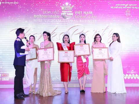 Thanks Party Hoa hậu Doanh nhân Việt nam Toàn cầu: Đêm hội tụ nhan sắc