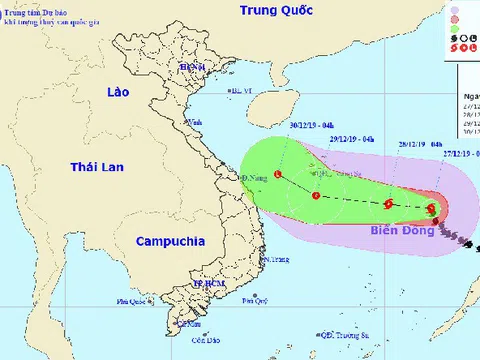 Bão số 8 mạnh cấp 12, Bắc Bộ và Trung Bộ có mưa, trời rét, Nam Bộ ngyaf nắng, đêm không mưa