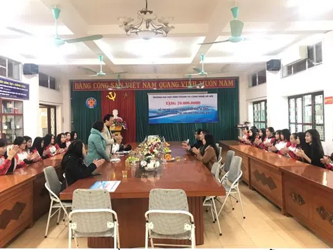 Trường Đại học Kinh doanh và Công nghệ Hà Nội hỗ trợ xây dựng cho Trường THPT Dân tộc nội trú tỉnh Lạng Sơn