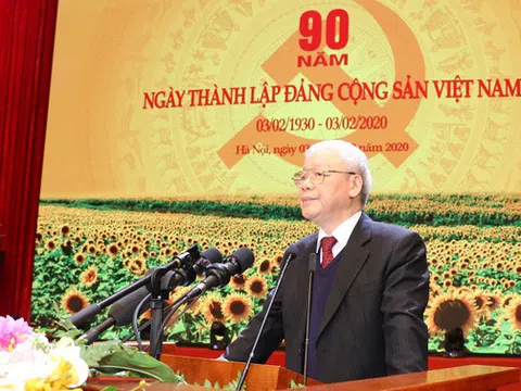 Diễn văn của Tổng Bí thư, Chủ tịch nước tại Lễ kỷ niệm 90 năm Ngày thành lập Đảng