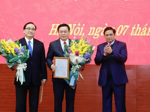Bộ Chính trị phân công ông Vương Đình Huệ làm Bí thư Thành ủy Hà Nội