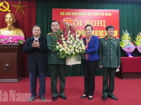 Bộ Chỉ huy quân sự tỉnh Hà Nam có lãnh đạo mới