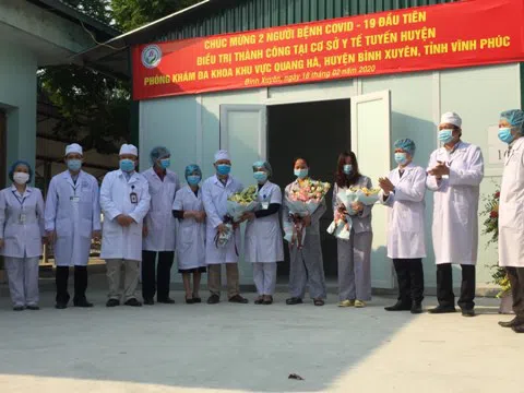 Vĩnh Phúc: Thêm hai bệnh nhân nhiễm Covid 19 được chữa khỏi xuất viện