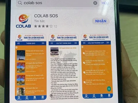 Ứng dụng hỗ trợ khẩn cấp cho lao động tại vùng dịch nước ngoài