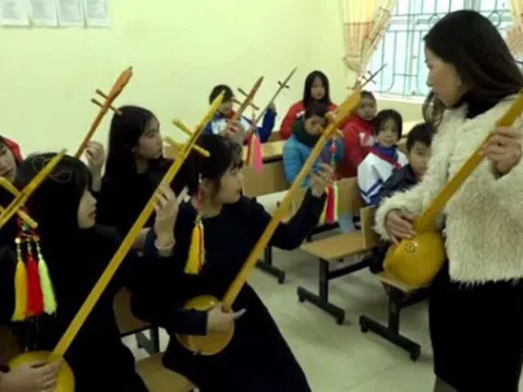 Cao Bằng: Gìn giữ và phát huy nghệ thuật hát Then trong trường học