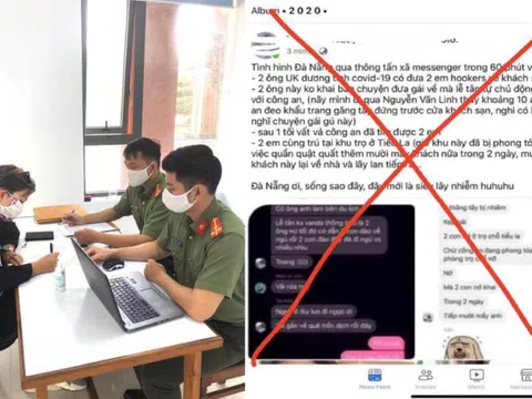 Công an TP Đà Nẵng xử phạt người đăng tin sai sự thật
