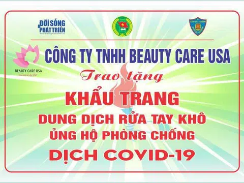 Công ty TNHH Beauty Care Usa chung tay cùng cộng đồng phòng chống COVID19