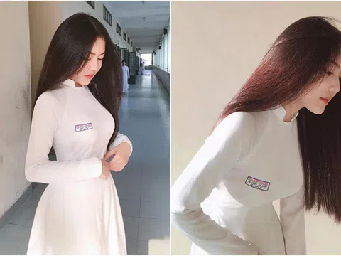 Hot girl Việt mặc áo dài đẹp nhất, dân mạng gọi tên cô gái 2K2