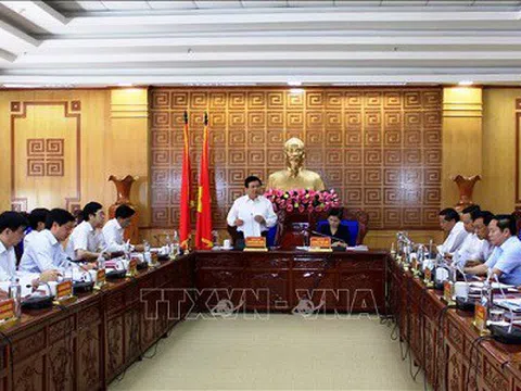 Đoàn công tác Ban Bí thư Trung ương Đảng làm việc với tỉnh Lai Châu