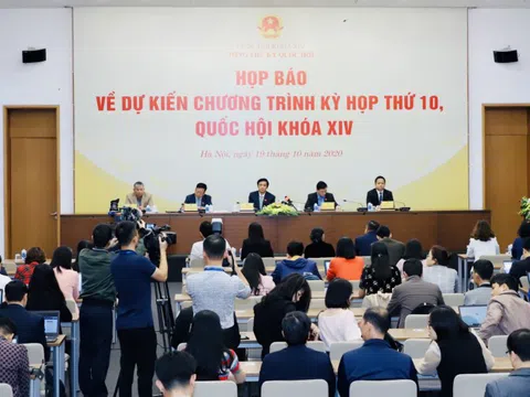 Kỳ họp thứ 10, Quốc hội khóa XIV chính thức khai mạc vào sáng 20/10