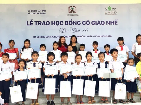 Học bổng Cô giáo Nhế đến với học trò nghèo Đồng Tháp