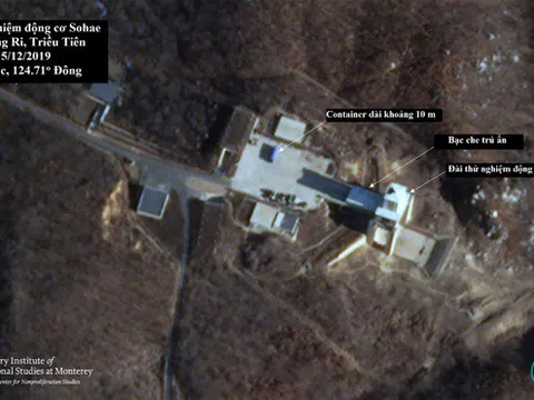 Ảnh vệ tinh cho thấy Triều Tiên chuẩn bị thử động cơ tên lửa