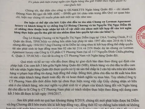 Ngân hàng sẽ làm gì khi Ban quản lý Chung cư chưa phối hợp với ngân hàng để thu hồi tài sản có liên quan của khách hàng khi vi phạm cam kết tín dụng?