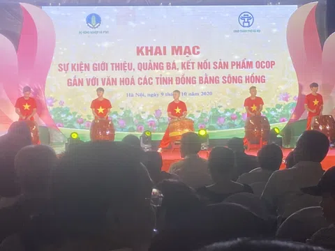 Khai mạc sự kiện giới thiệu, quảng bá, kết nối sản phẩm OCOP gắn với văn hóa các tỉnh đồng bằng Sông Hồng